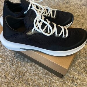 OluKai Kaholo Black and White Women’s Sneakers